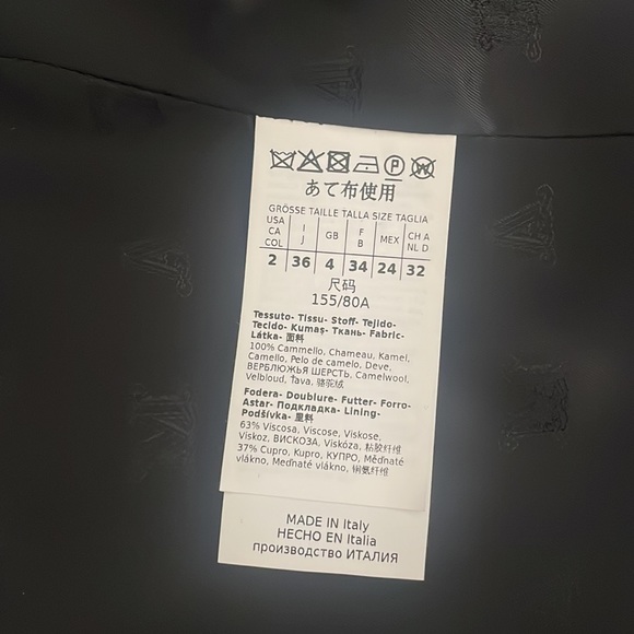 MaxMara velvet patch wool blazer Sz 2 black - Picture 13 of 14